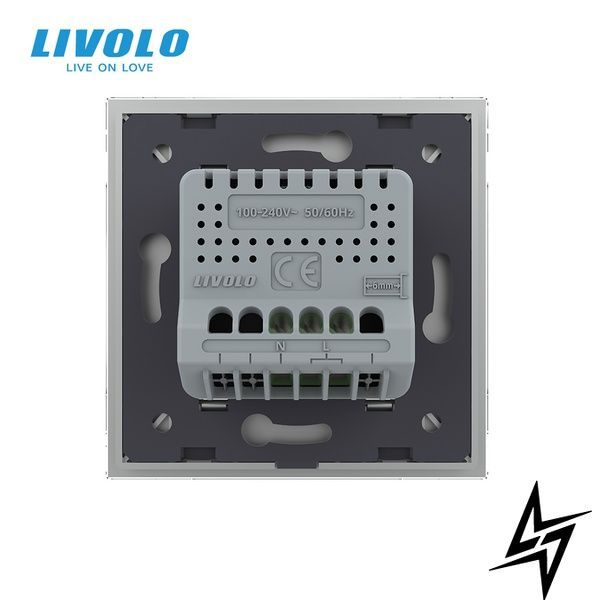 Розумний датчик звуку та світла ZigBee Livolo сірий (VL-C7FCJZ-2IP) VL-FCJZ-2IP-15 фото