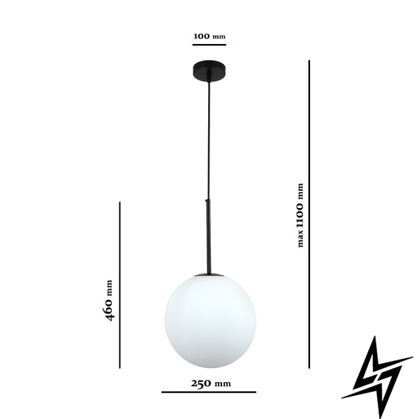 Подвесной светильник M23-40408 BK+WH на один плафон LVS3391 фото в живую, фото в дизайне интерьера