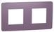 2-постова рамка Schneider Electric NU280414 Unica Studio Color, фіолетова, матова, пластик NU280414 - зображення 1