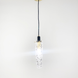Удлиненный светильник со стеклянным рельефным плафоном LE25428 1xE14 8x25см Золото/Прозрачный SGA 8/1 фото в дизайне интерьера, фото в живую 5/5