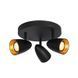 Спот Italux Tino SPL-36748-3R-BK-GD чорний 3&times;GU10 SPL-36748-3R-BK-GD - зображення 2