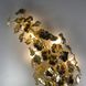 Удлиненная золотая бра во флористических мотивах LE30420 10xG9 40x125см Золото WB 5045 фото в дизайне интерьера, фото в живую 4/7