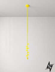 Подвесной светильник Ecualipt Lemon (RAL 1012) Желтый LED 1700Lm 4500K  фото в живую, фото в дизайне интерьера