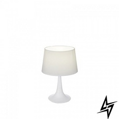Декоративная настольная лампа Ideal Lux London Tl1 Small Bianco 110530 88010 фото в живую, фото в дизайне интерьера