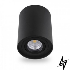 Накладной светильник-спот черного цвета LE27009 ML 304 чорний фото в живую, фото в дизайне интерьера