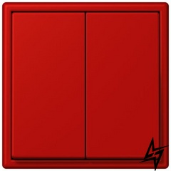 LC99532090 Les Couleurs® Le Corbusier Клавиша для двухклавишного выключателя rouge vermillon 31 Jung фото