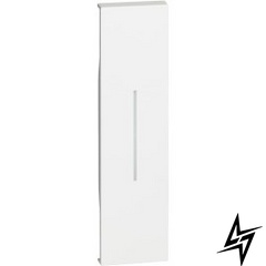 Лицьова панель для вимикача/перемикача (1-мод.) Bticino LIVING NOW колір білий KW01 фото