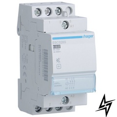 Безшумний контактор ESC326S 25A 3НЗ 230B Hager фото
