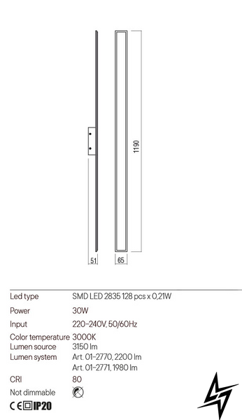 Настенный светильник бра Redo Wapi 01-2770 ЛЕД  фото в живую, фото в дизайне интерьера