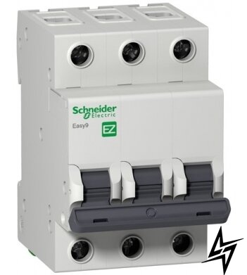 Автоматичний вимикач Schneider Electric EZ9F34363 Easy9 3P 63A C 4,5kA фото