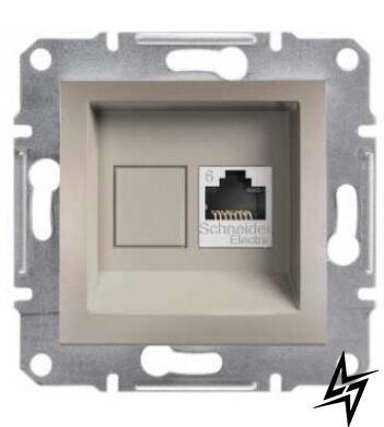Компьютерная розетка Schneider Electric EPH4700169 Asfora, бронза, матовая, IP20 EPH4700169 фото