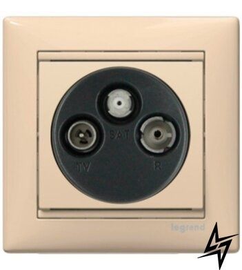 TV-розетка Legrand 774336 Valena Classic, бежева, TV-R-SAT, IP20 фото