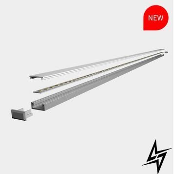 LED-профіль ALUMLED з розсіювачем 2м LP1608B1_2 фото