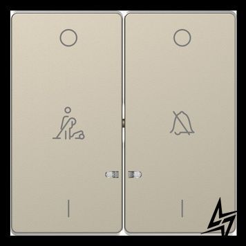 Клавиша с подсв. 2-я с символом ДВЗОНИК для выключателя D-Life сахара Merten MTN3429-6033 фото