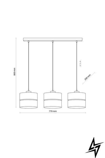 Люстра TK Lighting Eco 5771 черная 3&times;E27 5771 фото
