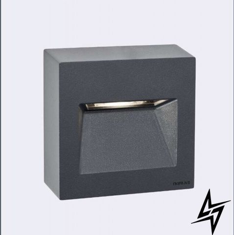 Настенный уличный светильник Norlys Namsos 1341GR графитовый IP65 LED 1341GR фото