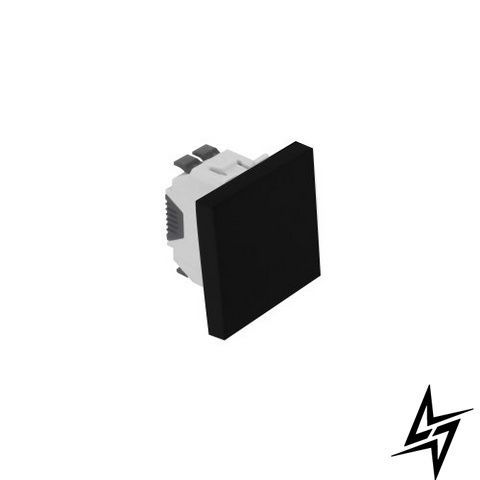 Выключатель Quadro45 1-кл 2-мод Черный мат 45011 SPM Efapel фото