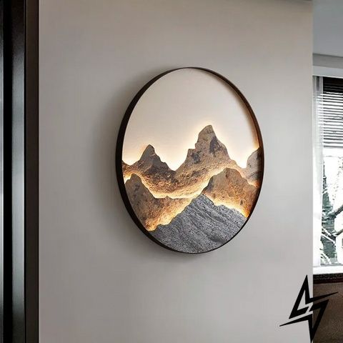Настенный светильник 60&times;60 см черный Dawn Black 26-0335 MJ109/600 фото