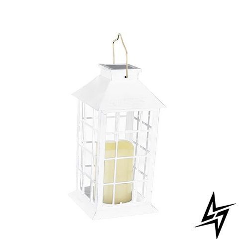 Вулична настільна лампа Goldlux Latarenka 309341 LED, 1700 K, біла, 14 &times; 14 &times; 27 см фото