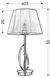 Настольная лампа Candellux 41-55071 Diva 1хE27 50х23 см  фото в дизайне интерьера, фото в живую 4/4