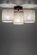 Стельова люстра TK Lighting Deva 6865 на 3 лампи E27 коричневий чорний і бежевий 22 &times; 45 см - зображення 7