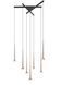 Люстра Zumaline Boston 0603-07C-SDB1 чорна 7&times;5 Вт 3000 K 0603-07C-SDB1 - зображення 2