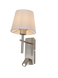 Настінне бра Zumaline Luna W4106-2SN+WH сіре E27 W4106-2SN+WH - зображення 2