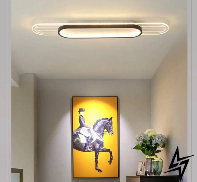 Люстра потолочная LED L23-36791 Коричневый WSG6-800-LED-k фото в живую, фото в дизайне интерьера