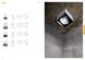 Точечный накладной 140926 Mood Pl1 Small Square Alluminio Ideal Lux  фото в дизайне интерьера, фото в живую 2/3