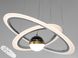 Светодиодная люстра с дополнительной подсветкой D23-39224 2391-600+400GR фото в дизайне интерьера, фото в живую 1/5