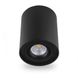 Накладной светильник-спот черного цвета LE27009 ML 304 чорний фото в дизайне интерьера, фото в живую 1/3