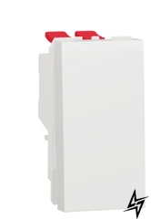Одноклавішний перехресний перемикач NU310518 схема 7 10А 1М білий Unica New Schneider Electric фото