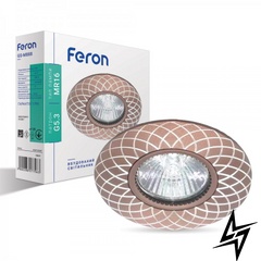 Врезной точечный светильник Feron 28827 Gs-M888  фото в живую, фото в дизайне интерьера