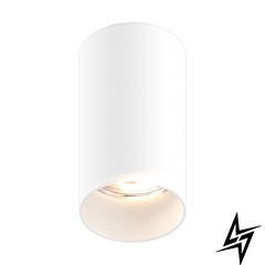 Накладной точечный светильник Zumaline 92679-N Tuba Sl 1 White  фото в живую, фото в дизайне интерьера