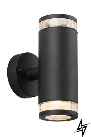 Уличный настенный светильник Nordlux Birk 45501003 на 2 лампы GU10, черный, 23,5 &times; 9 &times; 16 см фото