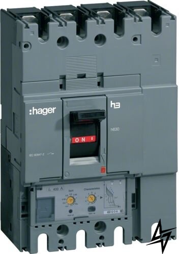 Автоматический выключатель HED251H h630 In=250А 4P 70кА LSI Hager фото