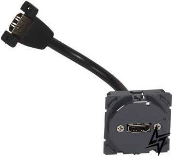 Механизм розетки Hdmi з кабелем Celiane 067377 Legrand 67377 фото
