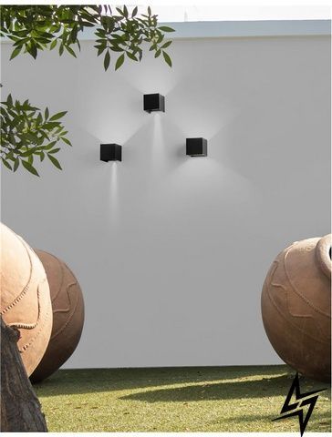 Настенный уличный светильник Nova Luce Como 847408 черный 2&times;3 Вт 3000 K IP54 фото
