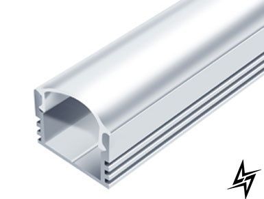 LED-профиль накладной анодированный, 2 метра ЛП12_2 фото