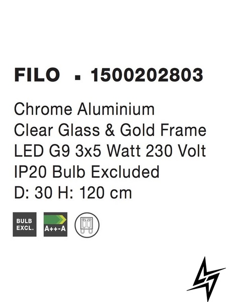 Підвісний світильник Nova luce Filo 1500202803  фото наживо, фото в дизайні інтер'єру
