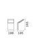 Вуличне бра Ideal Lux 322704 Style Ap Coffee 3000K - зображення 2
