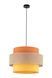 Люстра TK Lighting Trio Juta 2783 на 1 лампу E27 черный желтый и оранжевый 160 &times; 50 см - изображение 1