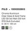 Подвесной светильник Nova luce Filo 1500202803  фото в дизайне интерьера, фото в живую 4/5