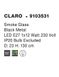 Підвісний світильник Nova luce Claro 9103531  фото в дизайні інтер'єру, фото наживо 4/5