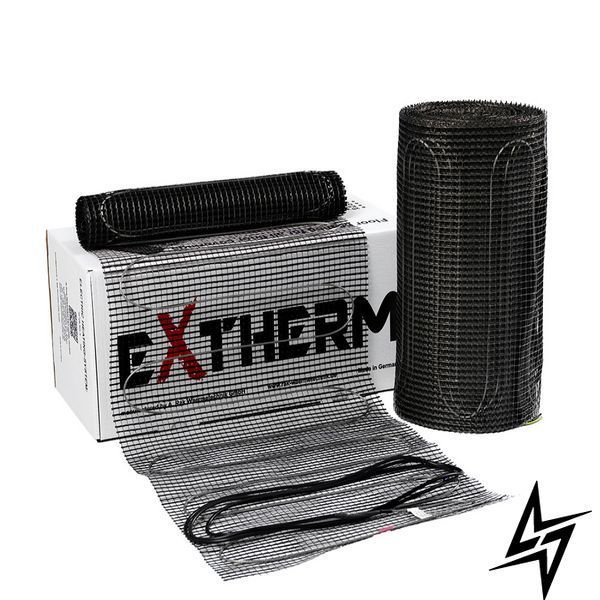Нагрівальний мат двожильний Extherm ET ECO 800-180, 8 м. кв., 1440 Вт, 180 Вт/м&sup2; ETECO800-180 фото