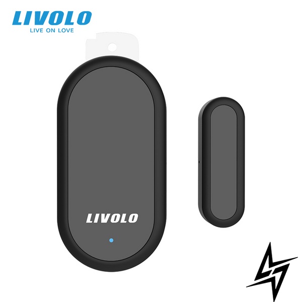 Беспроводный датчик открытия дверей/окон Livolo черный (VL-XM001) фото