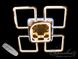 Потолочная люстра с диммером и LED подсветкой цвет золото 150W D23-33970 Золото 8060/4+1G LED 3color dimmer фото в дизайне интерьера, фото в живую 1/5