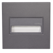 Настінний світильник Ledix Sona квадратна 14-211-36 врізний Графіт RGB 14V LED LED11421136 фото в дизайні інтер'єру, фото наживо 1/5