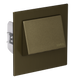 Настенный светильник Ledix Navi с рамкой 11-215-46 врезной Старое золото RGB 14V с радиоконтроллером RGB ЛЕД LED11121546 фото в дизайне интерьера, фото в живую 3/5