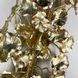 Видовжена золота бра у флористичних мотивах LE30421 10xG9 40x125см Сатін WB 5045 фото в дизайні інтер'єру, фото наживо 3/7